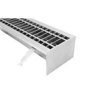 Stainless steel   industrial  floor drains with grate S140-S500