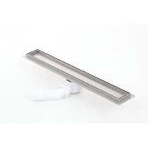 Tile insert linear shower drains with 600mm flange