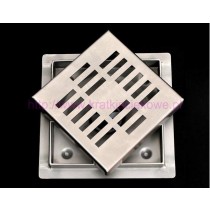 Stainless steel square floor drains 150x150